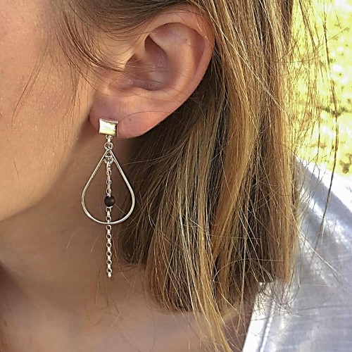 Boucles d'oreilles Jade